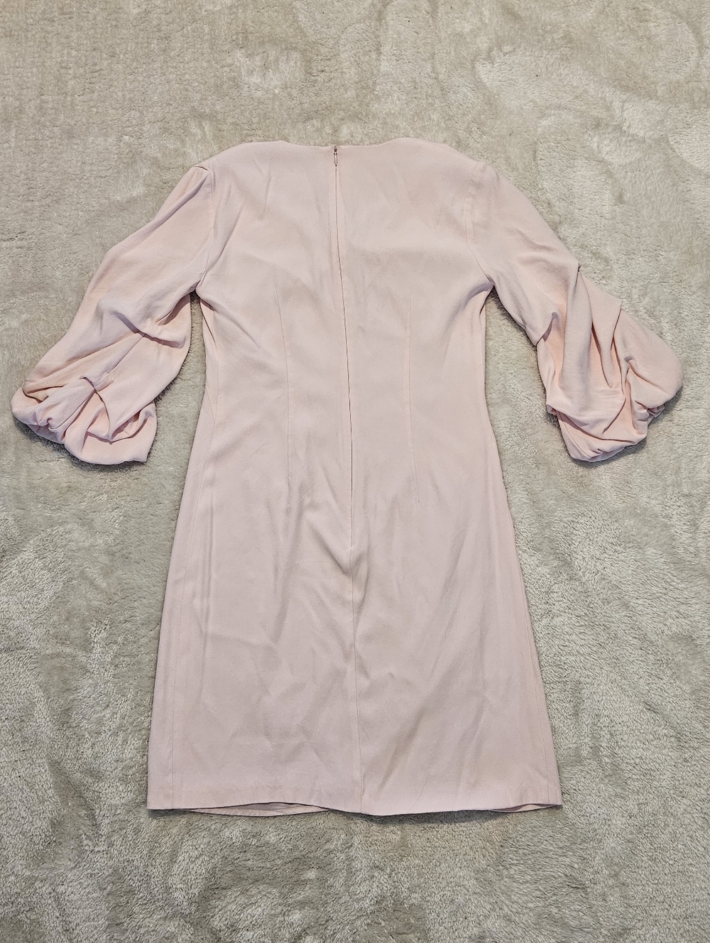 NEW Lidia Kalita Mini Ruffle Dress Pink Size S Formal Preppy Feminine Work - Picture 8 of 8